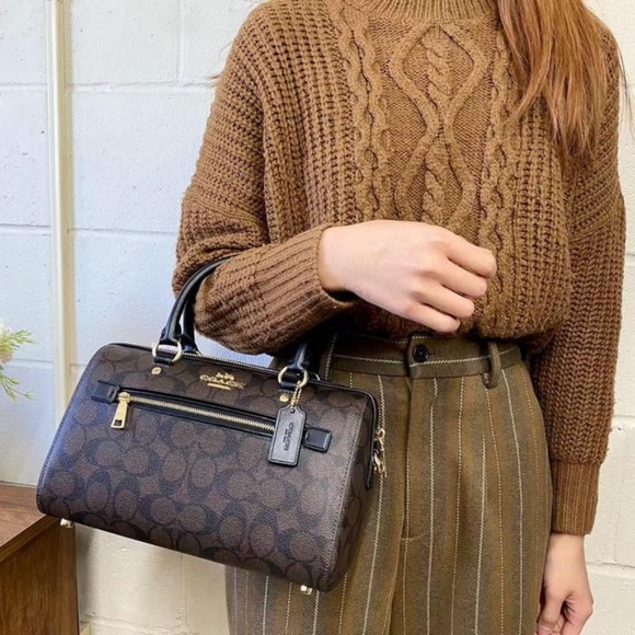 NWT Coach Rowan Satchel Bag - Picture 6 of 10